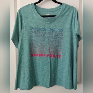 Old Navy Green Going For It Crop Top